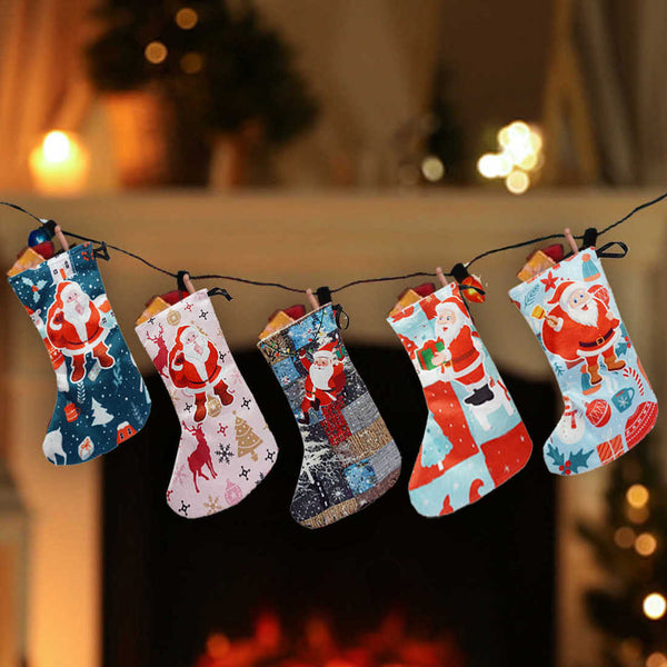 Christmas Decoration Santa Claus Socks - Uncommongifts.in